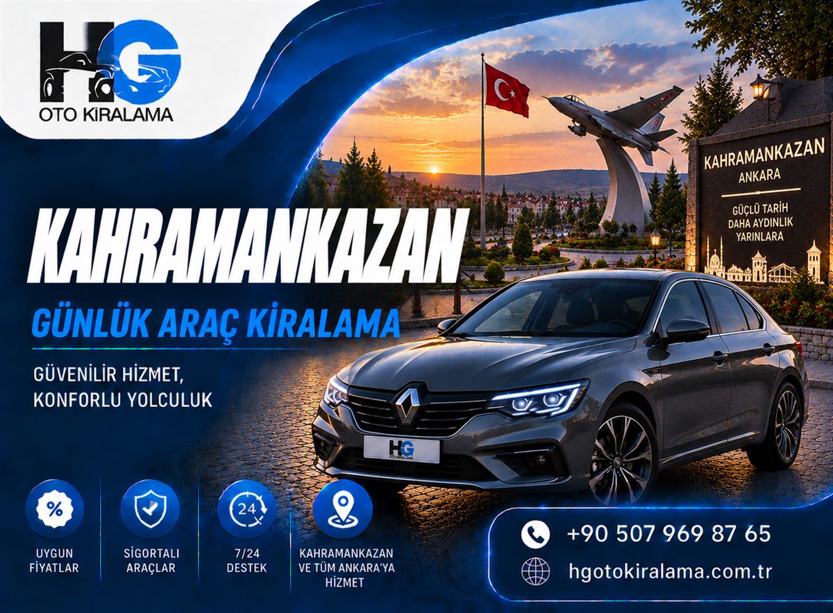 Kahramankazan Günlük Araç Kiralama