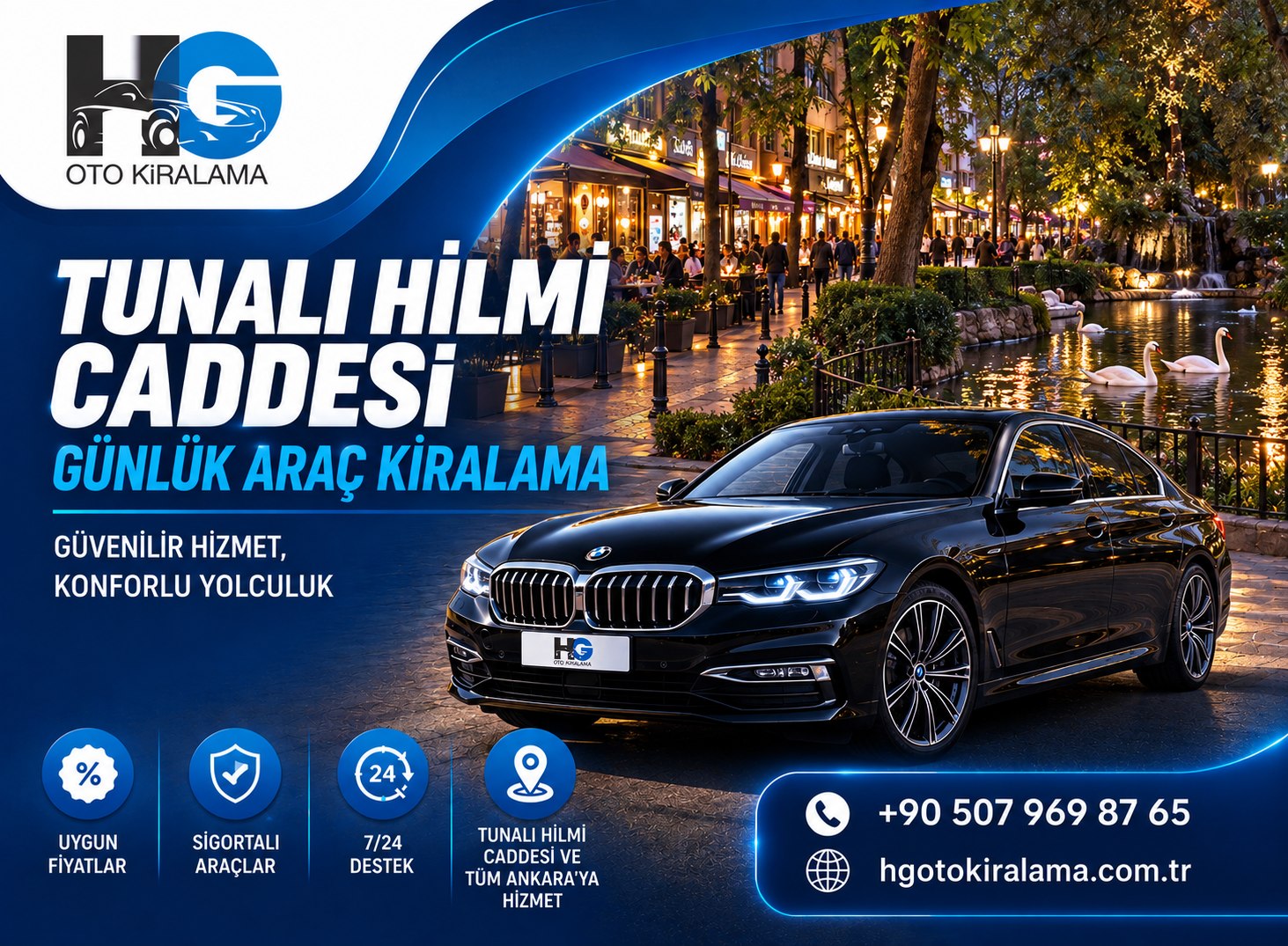 Tunalı Hilmi Caddesi Araç Kiralama